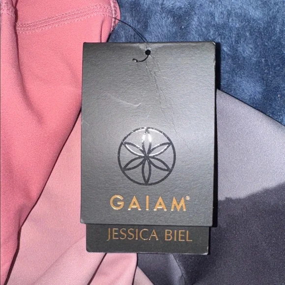 Gaiam x Jessica Biel Ombre Sunset Leggings Size Small NEW - Picture 9 of 9